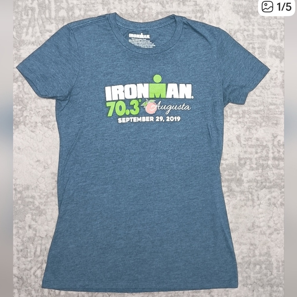 Ironman Augusta GA 2019 Women's Blue T-shirt size medium